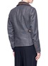 Back View - Click To Enlarge - KOLOR - Packable hood wool-cashmere melton jacket