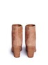 Back View - Click To Enlarge - SAM EDELMAN - 'Corra' cylindrical heel suede boots