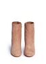 Front View - Click To Enlarge - SAM EDELMAN - 'Corra' cylindrical heel suede boots