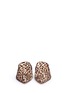 Front View - Click To Enlarge - SAM EDELMAN - 'Augustine' leopard print calfhair mules