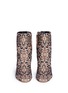 Front View - Click To Enlarge - SAM EDELMAN - 'Corra' cylindrical heel tapestry boots