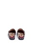 Back View - Click To Enlarge - SAM EDELMAN - 'Pemberly' floral patch gingham check slides
