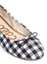 Detail View - Click To Enlarge - SAM EDELMAN - 'Felicia' gingham check ballet flats