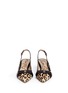 Front View - Click To Enlarge - SAM EDELMAN - 'Alwyn' leopard print calfhair slingback pumps