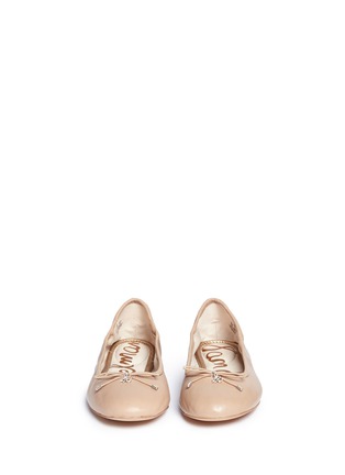 Front View - Click To Enlarge - SAM EDELMAN - Felicia' leather ballet flats