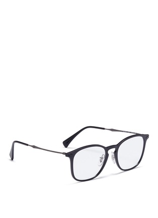Figure View - Click To Enlarge - RAY-BAN - Acetate square optical glasses