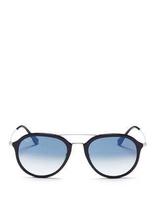 Main View - Click To Enlarge - RAY-BAN - Acetate round gradient sunglasses