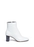 Main View - Click To Enlarge - GRAY MATTERS - 'Monika' cylindrical heel leather ankle boots