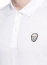 Detail View - Click To Enlarge - ALEXANDER MCQUEEN - SKULL PATCH POLO SHIRT