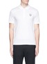 Main View - Click To Enlarge - ALEXANDER MCQUEEN - SKULL PATCH POLO SHIRT