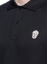 Detail View - Click To Enlarge - ALEXANDER MCQUEEN - Skull patch polo shirt