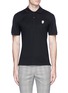 Main View - Click To Enlarge - ALEXANDER MCQUEEN - Skull patch polo shirt