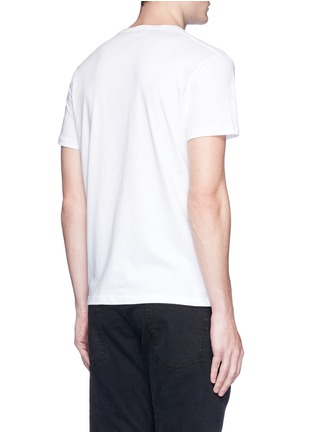 Back View - Click To Enlarge - ALEXANDER MCQUEEN - 'London Map' organic cotton T-shirt