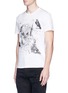 Front View - Click To Enlarge - ALEXANDER MCQUEEN - 'London Map' organic cotton T-shirt