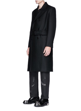 Figure View - Click To Enlarge - ALEXANDER MCQUEEN - Chain safety pin fil coupé pants