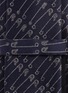Detail View - Click To Enlarge - ALEXANDER MCQUEEN - Skull safety pin jacquard silk tie