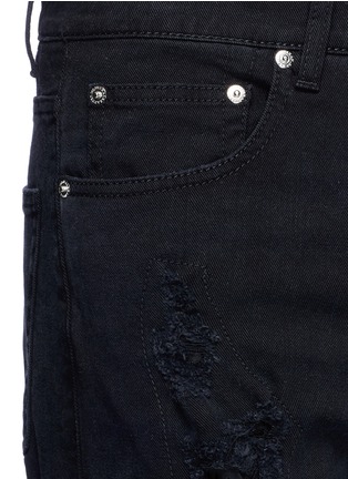 Detail View - Click To Enlarge - ALEXANDER MCQUEEN - Ripped skinny jeans