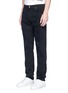 Front View - Click To Enlarge - ALEXANDER MCQUEEN - Ripped skinny jeans