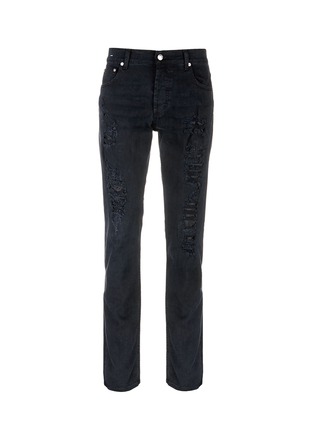 Main View - Click To Enlarge - ALEXANDER MCQUEEN - Ripped skinny jeans