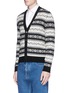 Front View - Click To Enlarge - ALEXANDER MCQUEEN - Fair Isle cashmere cardigan