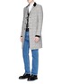 Figure View - Click To Enlarge - ALEXANDER MCQUEEN - Fair Isle cashmere cardigan