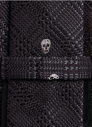 Detail View - Click To Enlarge - ALEXANDER MCQUEEN - Skull Glen plaid silk tie