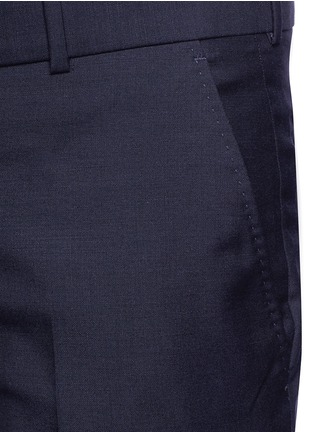Detail View - Click To Enlarge - ALEXANDER MCQUEEN - Wool-mohair hopsack pants