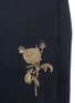 Detail View - Click To Enlarge - ALEXANDER MCQUEEN - Bullion rose embroidered sweatpants