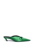 Main View - Click To Enlarge - BALENCIAGA - 'Knife' extreme pointed toe satin mules