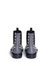 Back View - Click To Enlarge - BALENCIAGA - 'Giant' stud brogue leather Chelsea boots