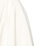 Detail View - Click To Enlarge - ALEXANDER MCQUEEN - Side drape sleeveless cady crepe dress