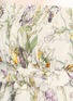 Detail View - Click To Enlarge - ALEXANDER MCQUEEN - 'Wild Iris' print silk crepe de Chine tube top