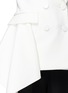 Detail View - Click To Enlarge - ALEXANDER MCQUEEN - Drape side double breasted blazer