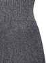 Detail View - Click To Enlarge - ALEXANDER MCQUEEN - Sheer panel bouclé knit maxi dress
