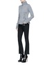 Figure View - Click To Enlarge - ALEXANDER MCQUEEN - Lace-up chunky wool knit cardigan