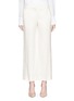 Main View - Click To Enlarge - ALEXANDER MCQUEEN - Satin outseam wide leg suiting pants
