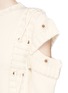 Detail View - Click To Enlarge - ALEXANDER MCQUEEN - Lace-up slashed shoulder wool sweater