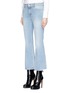 Front View - Click To Enlarge - ALEXANDER MCQUEEN - Cropped bell-bottom jeans