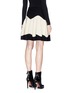 Back View - Click To Enlarge - ALEXANDER MCQUEEN - Textured stretch knit skirt