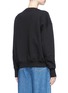 Back View - Click To Enlarge - ALEXANDER MCQUEEN - Falcon and floral embroidered sweatshirt