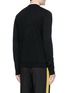 Back View - Click To Enlarge - ALEXANDER MCQUEEN - Peacock feather embroidered wool-cashmere cardigan