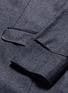 Detail View - Click To Enlarge - ALEXANDER MCQUEEN - Satin piping wool flannel blazer