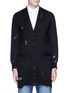 Main View - Click To Enlarge - ALEXANDER MCQUEEN - Distressed mohair-silk cardigan