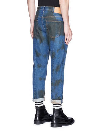 Back View - Click To Enlarge - GUCCI - Petrol wash selvedge jeans