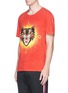 Front View - Click To Enlarge - GUCCI - 'Angry Cat' appliqué T-shirt