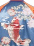 Detail View - Click To Enlarge - GUCCI - Fish appliqué satin souvenir jacket