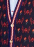 Detail View - Click To Enlarge - GUCCI - Flying skull intarsia wool-cotton cardigan