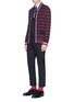 Figure View - Click To Enlarge - GUCCI - Flying skull intarsia wool-cotton cardigan