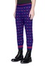 Front View - Click To Enlarge - GUCCI - Skull wings intarsia knit leggings