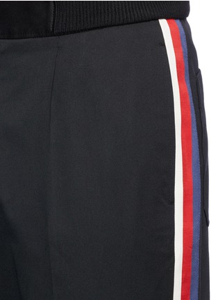 Detail View - Click To Enlarge - GUCCI - Web outseam drill jogging pants
